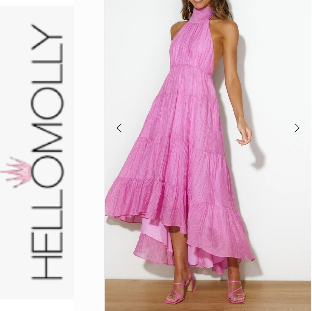 Hello Molly Pink Maxi Dress